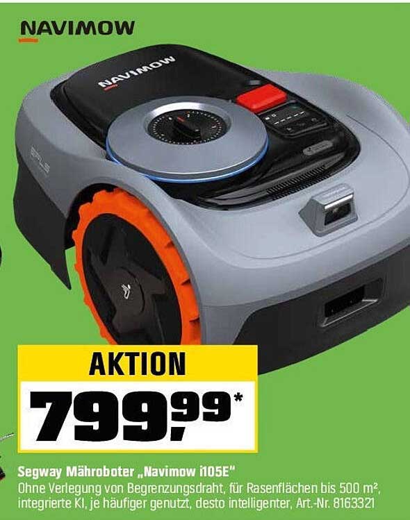 Aktion Segway Mähroboter „Navimow i105E“