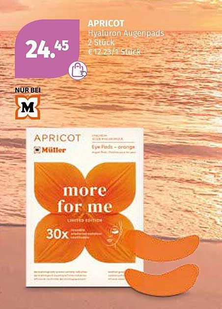 APRILCOT Hyaluron Augenpads - 2 Stück