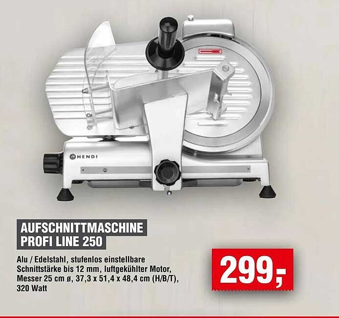 AUFSCHNITTMASCHINE PROFIL LINE 250