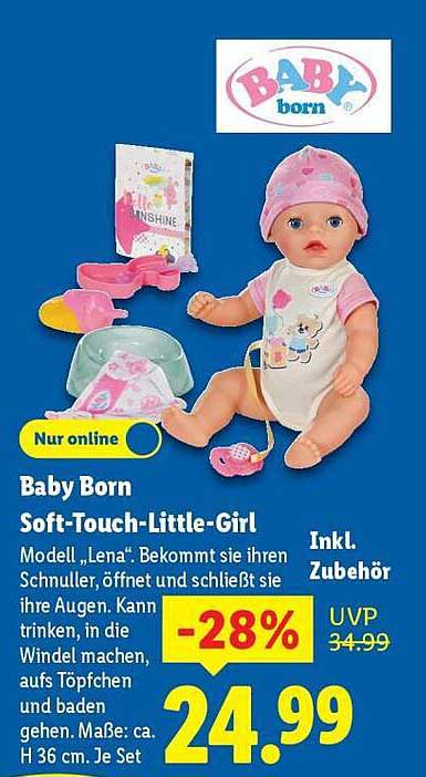 Baby Born Soft-Touch-Little-Girl Modell "Lena"