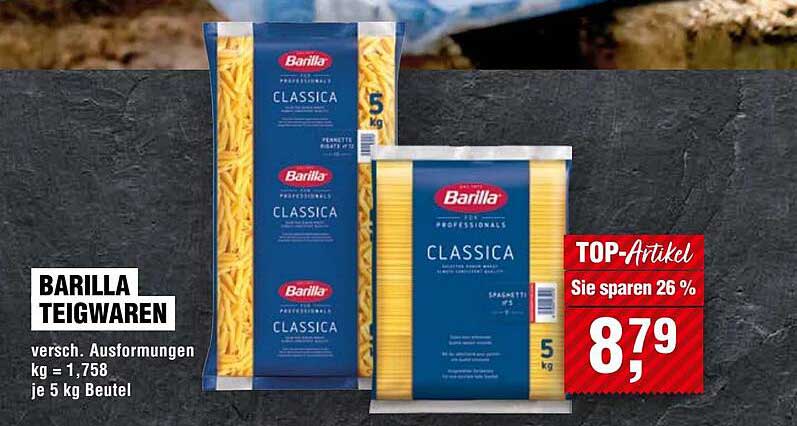 Barilla Teigwaren 5 kg - CLASSICA