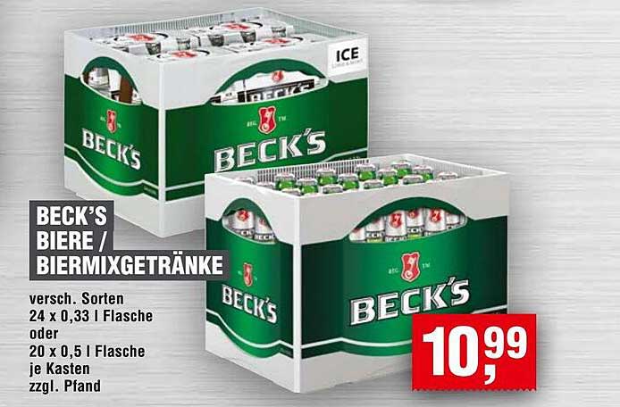BECK’S Biere / Biermixgetränke