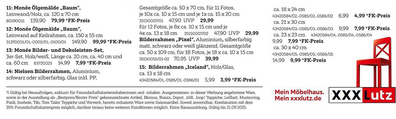 Bilderrahmen "Pixel", Aluminium, silberfarbig matt