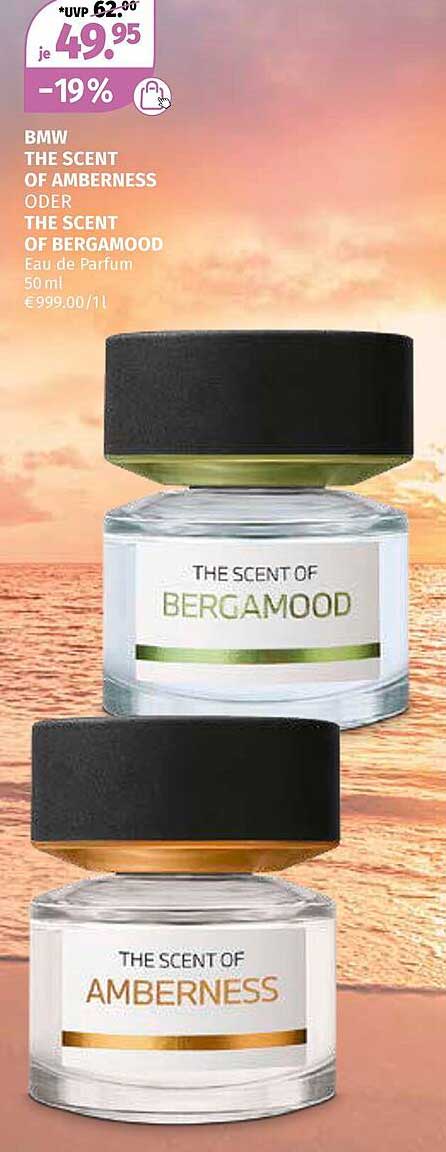 BMW THE SCENT OF AMBERNESS oder THE SCENT OF BERGAMOOD Eau de Parfum 50 ml