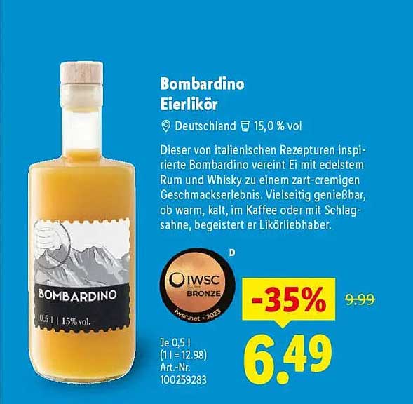 Bombardino Eierlikör