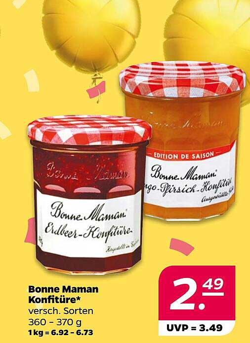Bonne Maman Konfitüre – verschiedene Sorten (360 – 370 g)