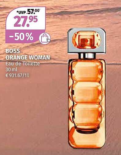 BOSS ORANGE WOMAN Eau de Toilette 30 ml - 50% Rabatt!