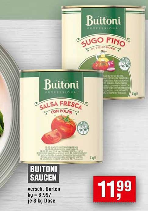 BUITONI SAUCEN - Verschiedene Sorten im Angebot