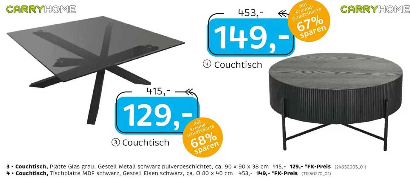 Couchtisch in modernem Design - Jetzt zugreifen!
