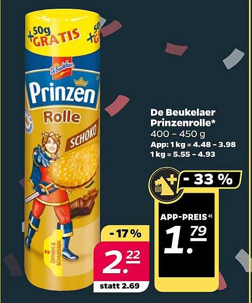 De Beukelaer Prinzenrolle Schoko 400 - 450 g