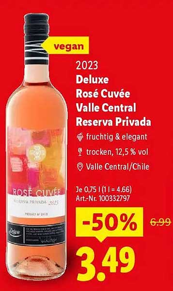 Deluxe Rosé Cuvée Valle Central Reserva Privada 2023