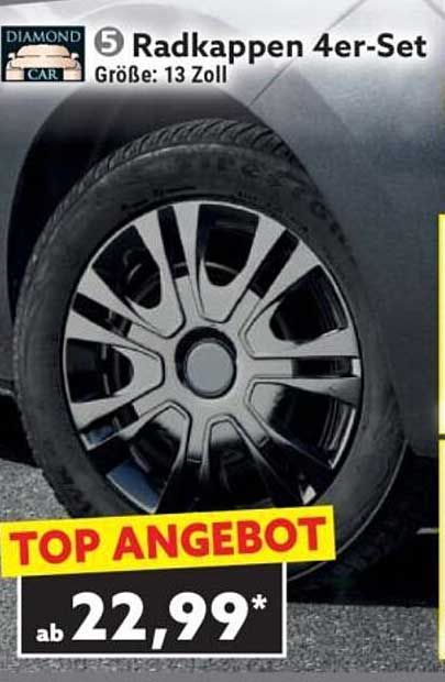 Diamond Car Radkappen 4er-Set 13 Zoll