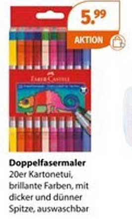Doppelfaser-Maler - 20er Kartonetui von Faber-Castell