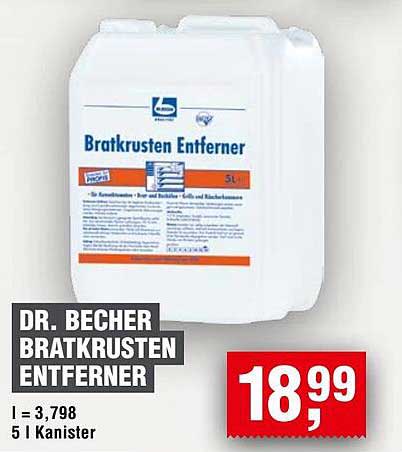 DR. BECHER BRATKRUSTEN ENTFERNER
