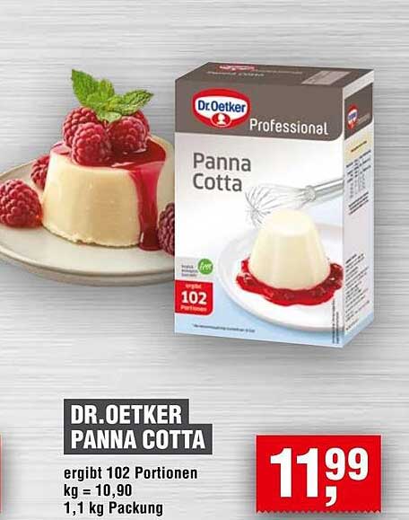 Dr. Oetker Panna Cotta 1,1 kg