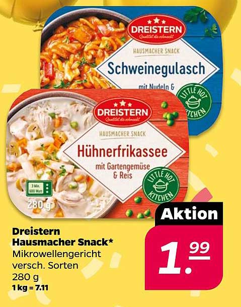 Dreistern Hausmacher Snack - Mikrowellengericht