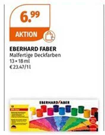 Eberhard Faber Malfertige Deckfarben 13 x 18 ml