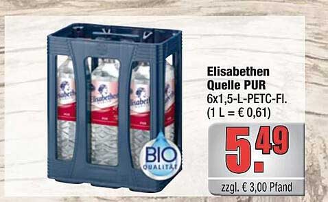 Elisabethen Quelle PUR 6x1,5L-PETC-FI