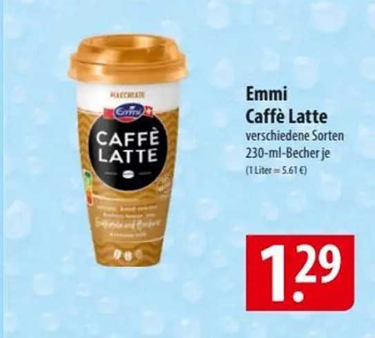 Emmi Caffè Latte verschiedene Sorten 230-ml-Becher je