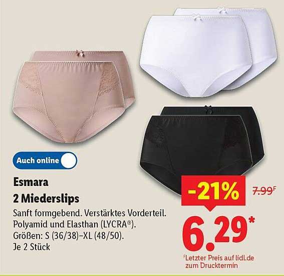 Esmara 2 Miederslips