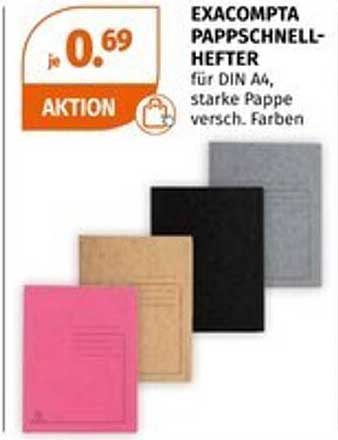 EXACOMPTA Papp-Schnellhefter für DIN A4