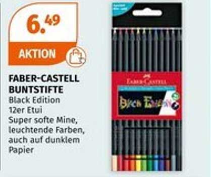 Faber-Castell Buntstifte Black Edition 12er Etui