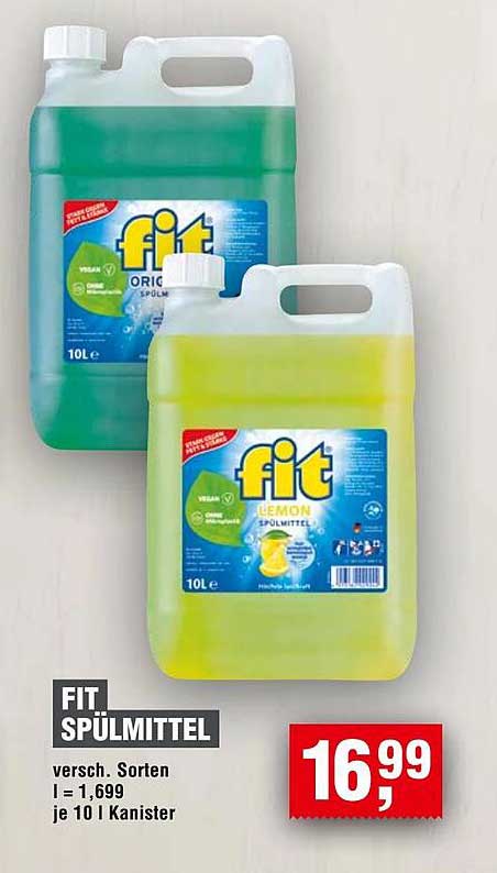 FIT Spülmittel - verschiedene Sorten