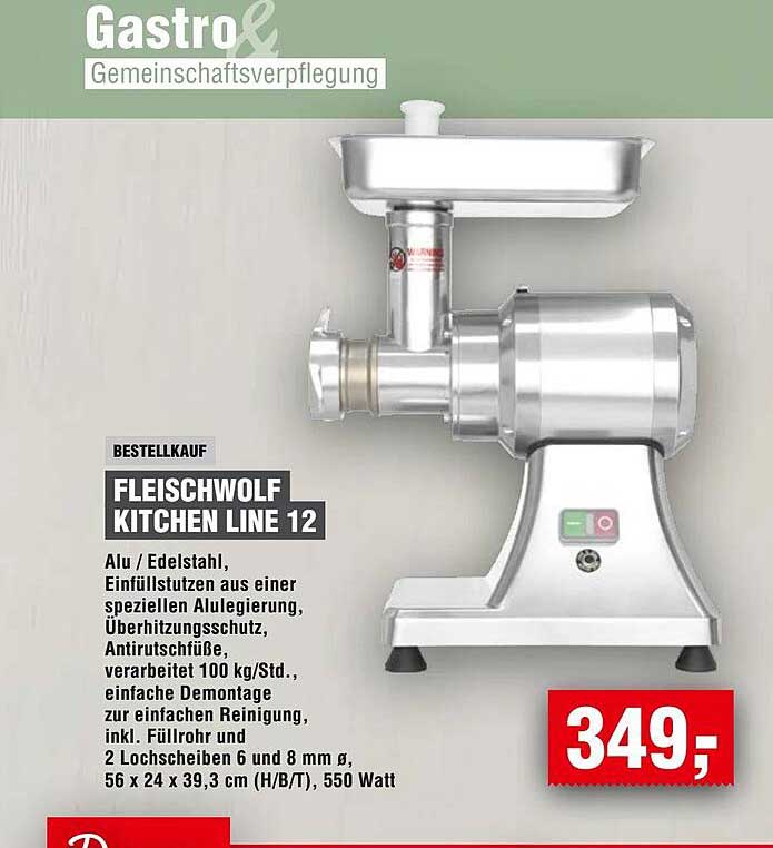 FLEISCHWOLF KITCHEN LINE 12