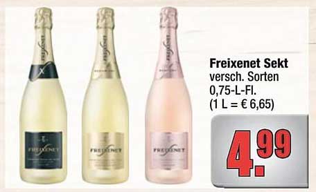 Freixenet Sekt - Verschiedene Sorten