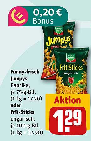 Funny-frisch Jumpys Paprika oder Frit-Sticks ungarisch