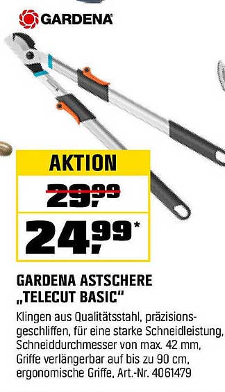 Gardena Astschere „Telecut Basic“