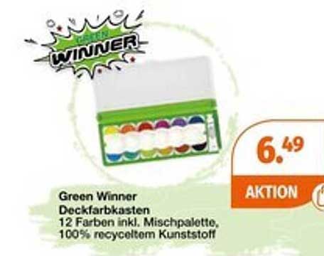 Green Winner Deckfarbkasten