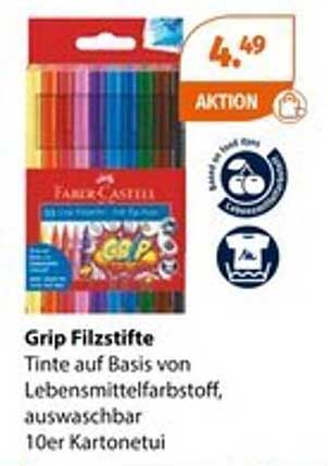 Grip Filzstifte 10er Karton – Kreativität für Groß und Klein!