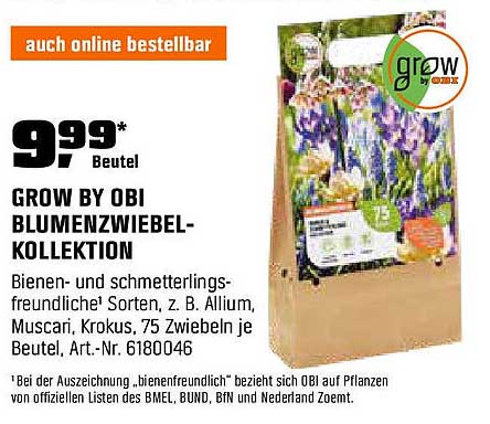 GROW BY OBI BLUMENZWIEBEL-KOLLEKTION