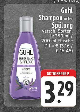 Guhl Shampoo oder Spülung – Silberganz & Pflege 250 ml