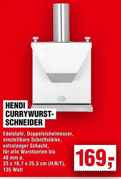 HENDI CURRYWURST-SCHNEIDER