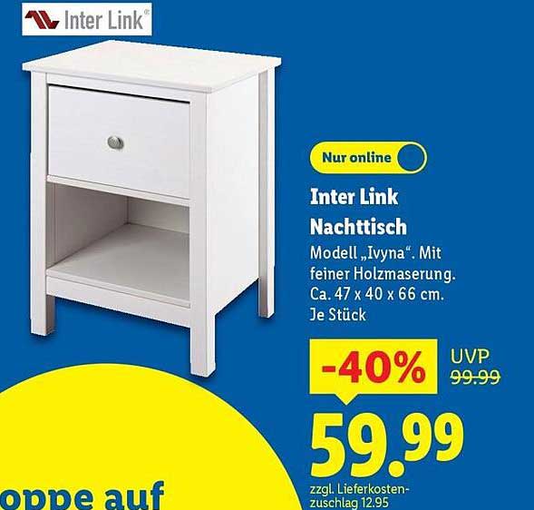 Inter Link Nachttisch Modell „Ivyna“