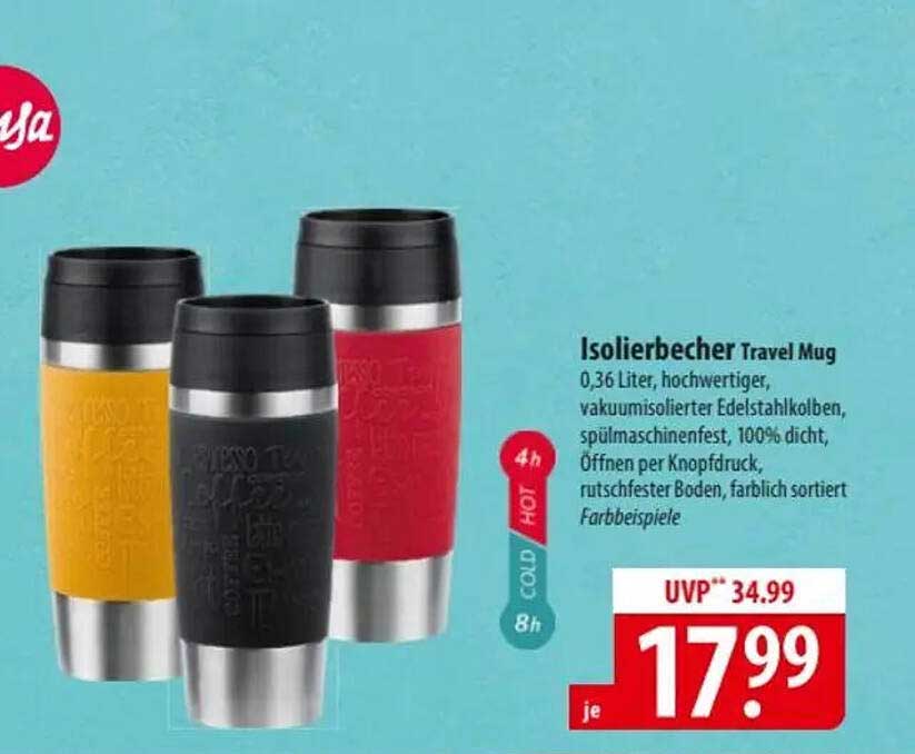 Isolierbecher Travel Mug