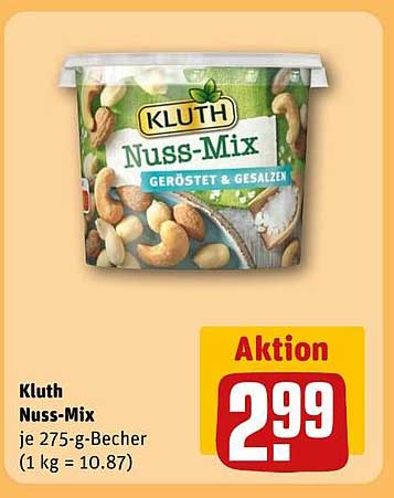 Kluth Nuss-Mix - Geröstet & Gesalzen 275 g