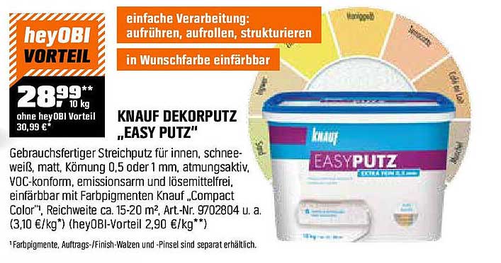 KNauf Dekorputz "EASY PUTZ"
