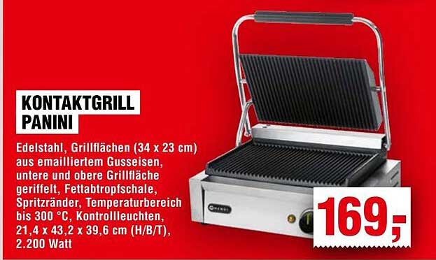 KONTAKTGRILL PANINI