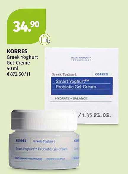 KORRES Greek Yoghurt Gel-Creme 40 ml