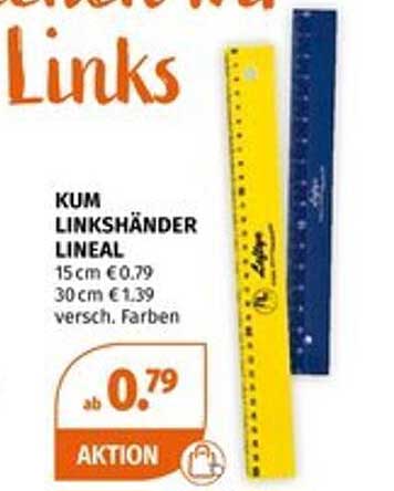 KUM LINKSHÄNDER LINEAL