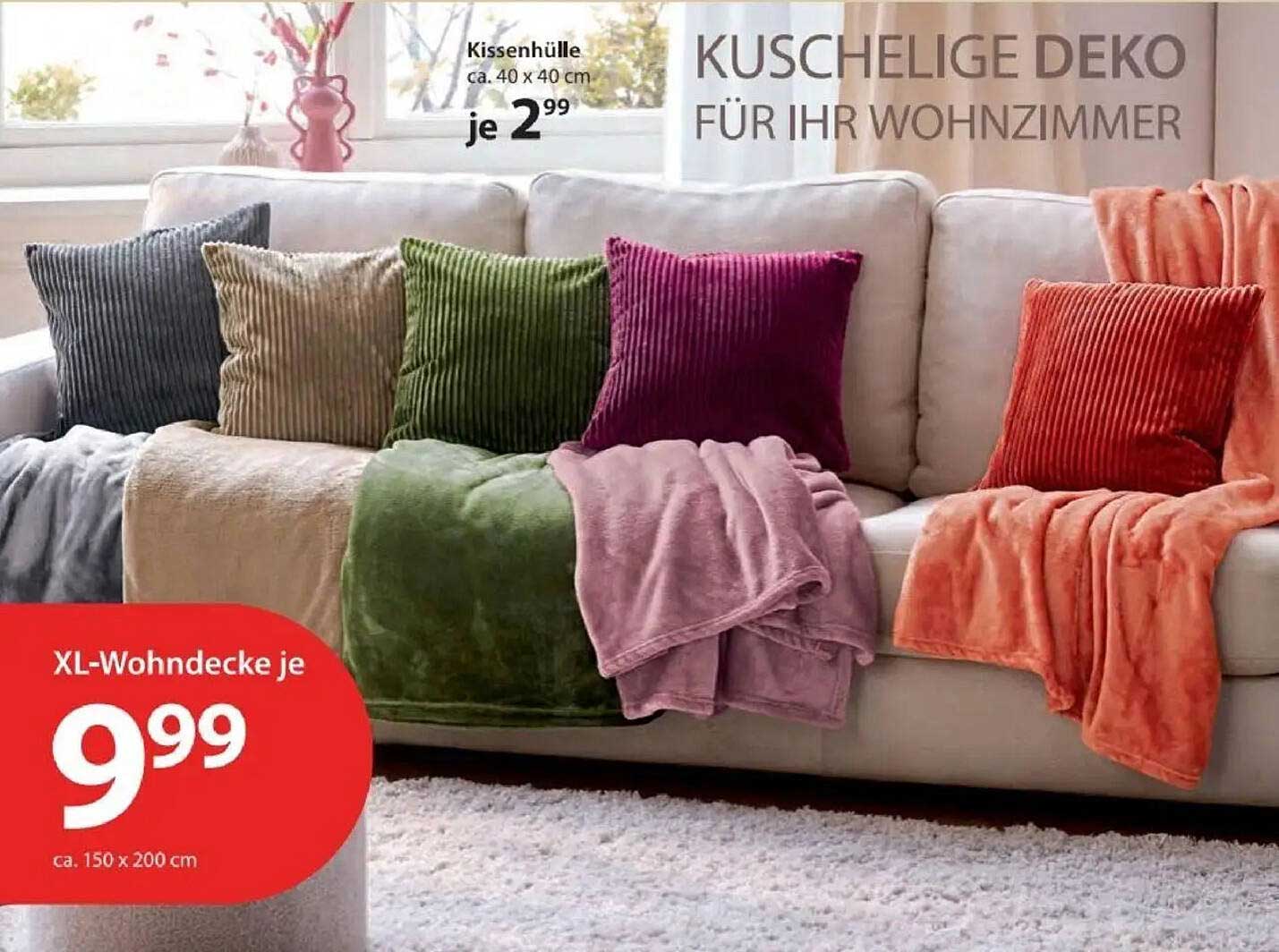 Kuschelige Deko für Ihr Wohnzimmer
