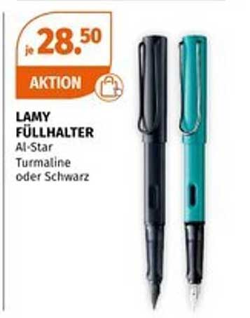 Lamy Füllhalter Al-Star Turmaline oder Schwarz