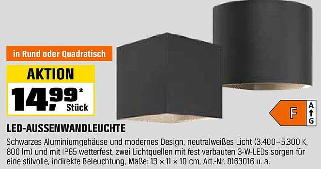 LED-AUSSENWANDLEUCHTE