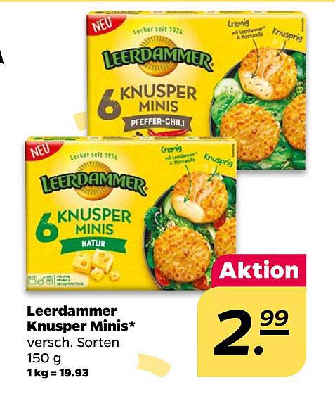 Leerdammer Knusper Minis - verschiedene Sorten