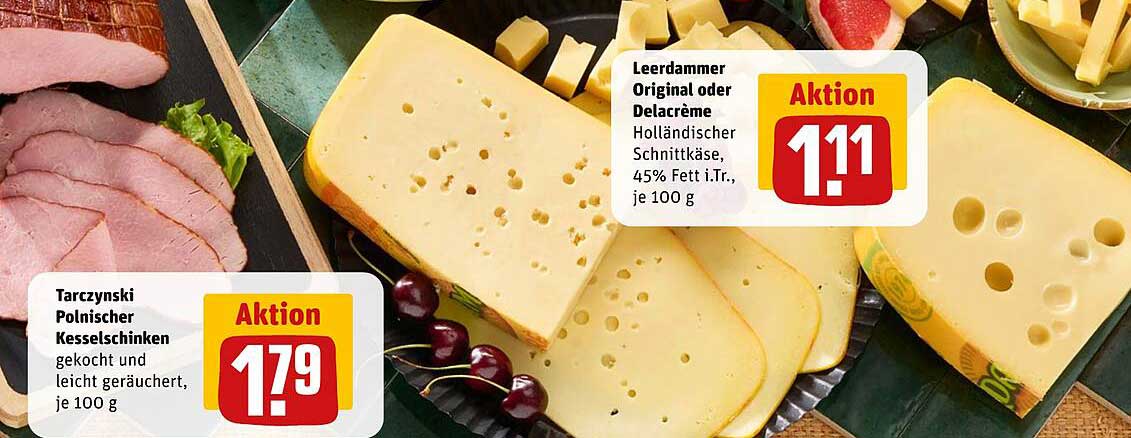 Leerdammer Original oder Delacrème Holländischer Schnittkäse, 45% Fett i.Tr., je 100 g