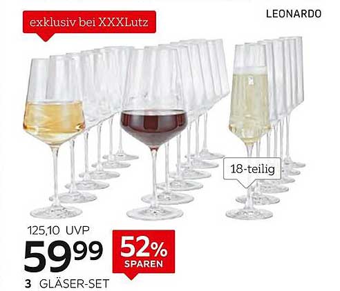 LEONARDO 18-teiliges Gläser-Set