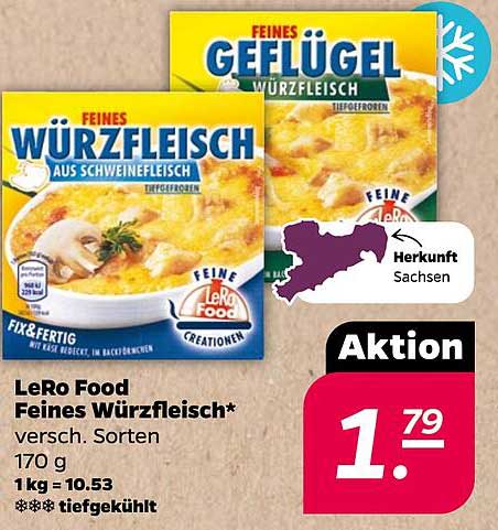 LeRo Food Feines Würzfleisch 170 g - Aktionspreis!